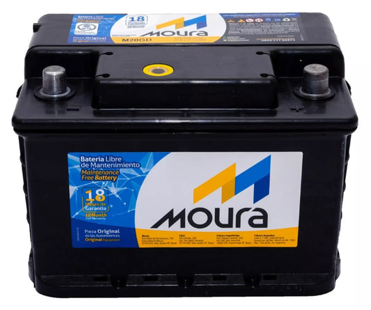 Batería Moura M20GD 12V 50Ah – Auto Compacto
